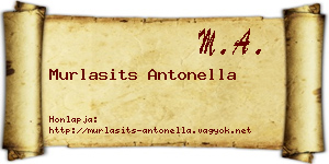 Murlasits Antonella névjegykártya